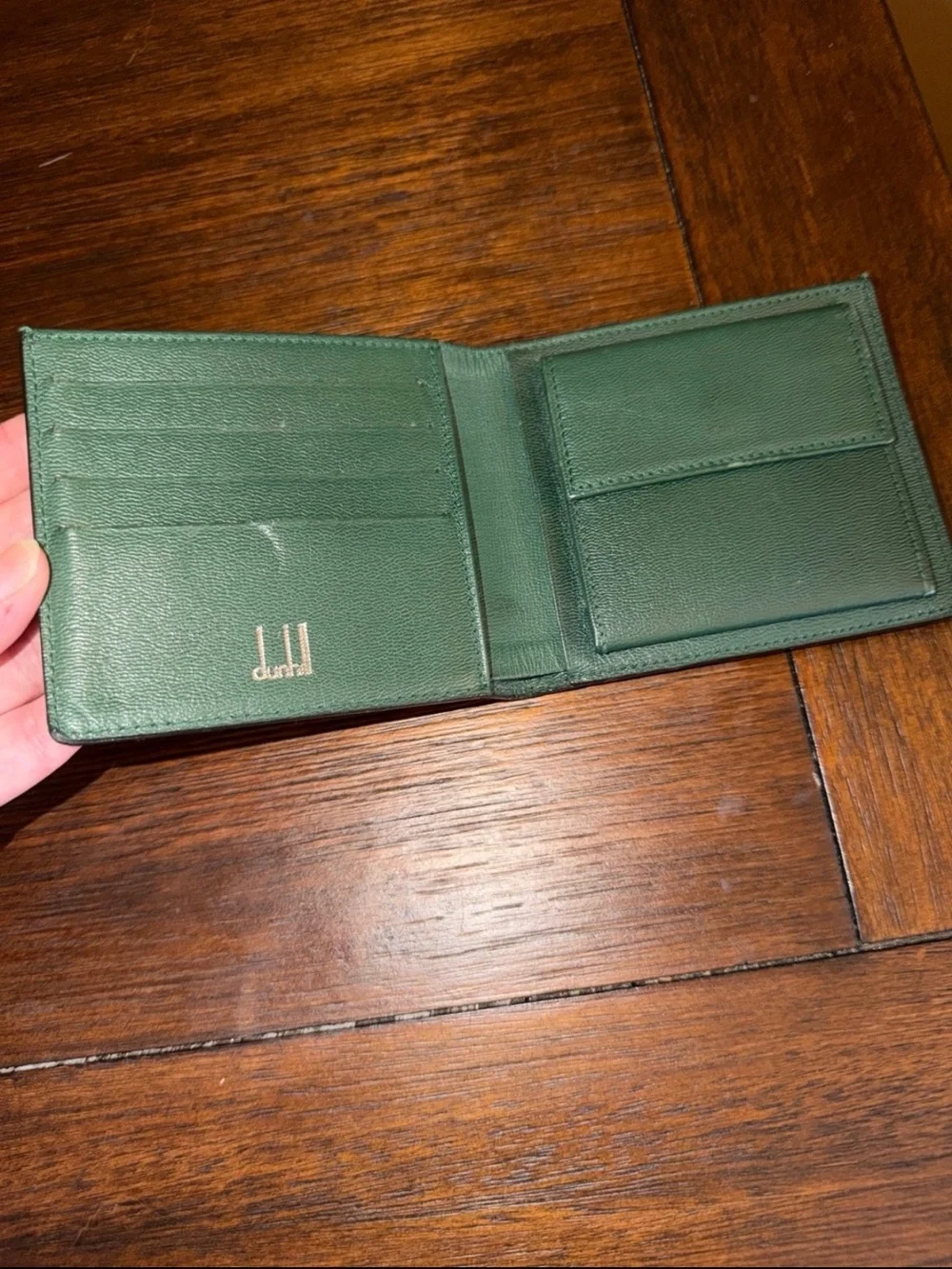 Dunhill Brown Leather Bi-Fold Wallet